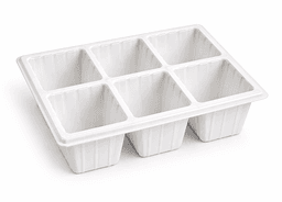 Plaque 6 alvéoles — vue 2